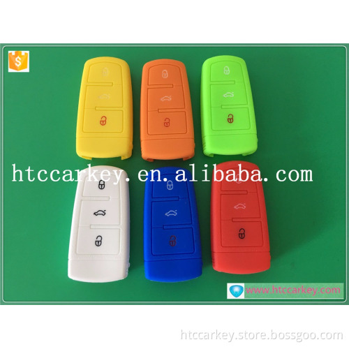 Best quality car key remote in key for 3 Button VW silicone cute car keys blank